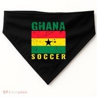 Ghana Soccer Ghana Flag T USA-Made Doggie Bandana thumb 0