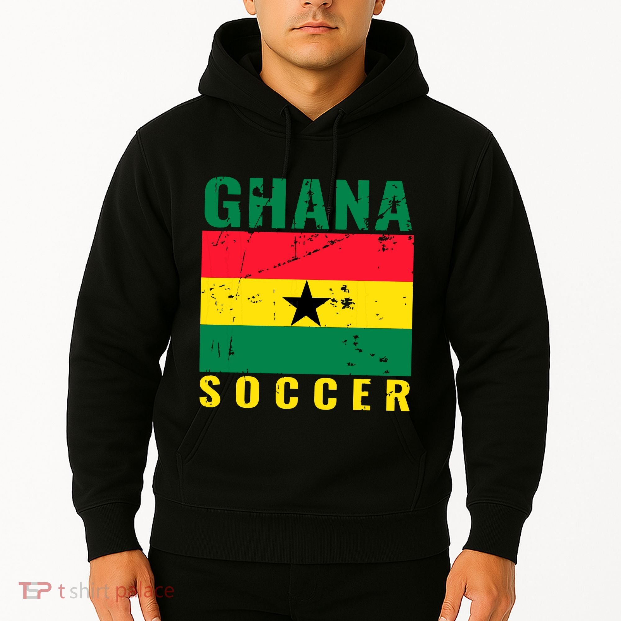 Ghana Soccer Ghana Flag T Hoodie