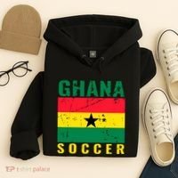 Ghana Soccer Ghana Flag T Hoodie thumb 4