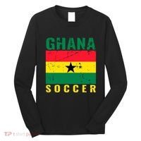 Ghana Soccer Ghana Flag T Long Sleeve Shirt thumb 0