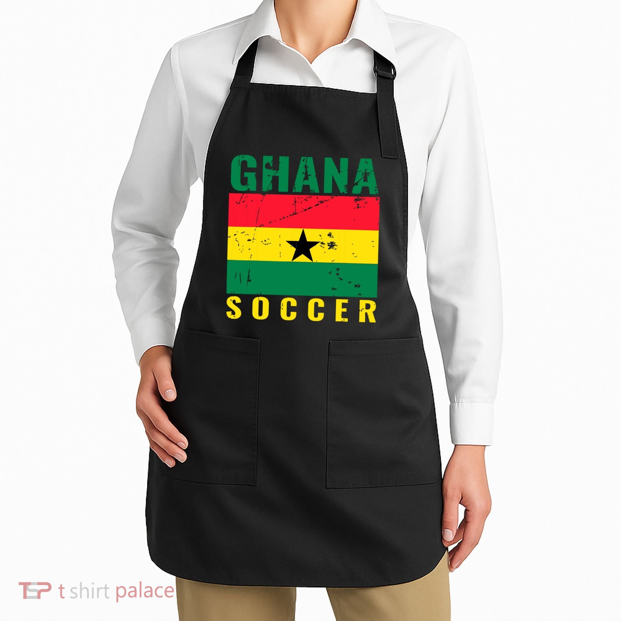 Ghana Soccer Ghana Flag T Apron