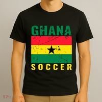Ghana Soccer Ghana Flag T T-Shirt thumb 3