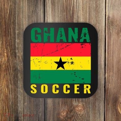 Ghana Soccer Ghana Flag T Coaster