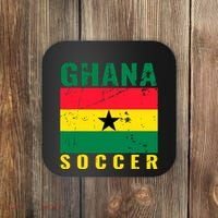 Ghana Soccer Ghana Flag T Coaster thumb 0