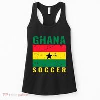 Ghana Soccer Ghana Flag T Women's Tank Top thumb 0