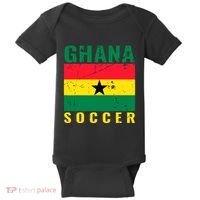 Ghana Soccer Ghana Flag T Baby Bodysuit thumb 0