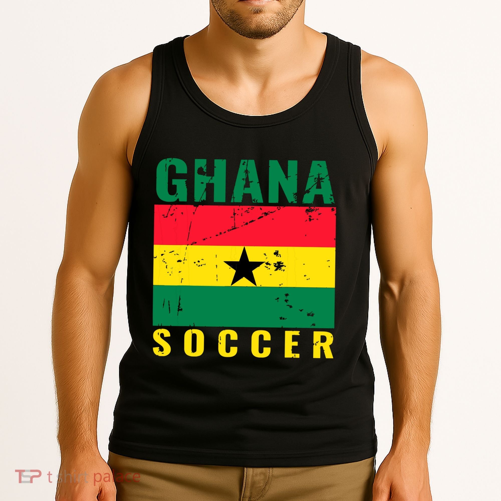 Ghana Soccer Ghana Flag T Tank Top