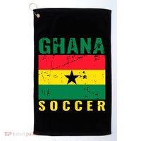 Ghana Soccer Ghana Flag T Golf Towel thumb 0