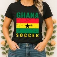 Ghana Soccer Ghana Flag T Women's T-Shirt thumb 2