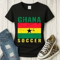 Ghana Soccer Ghana Flag T Women's T-Shirt thumb 3