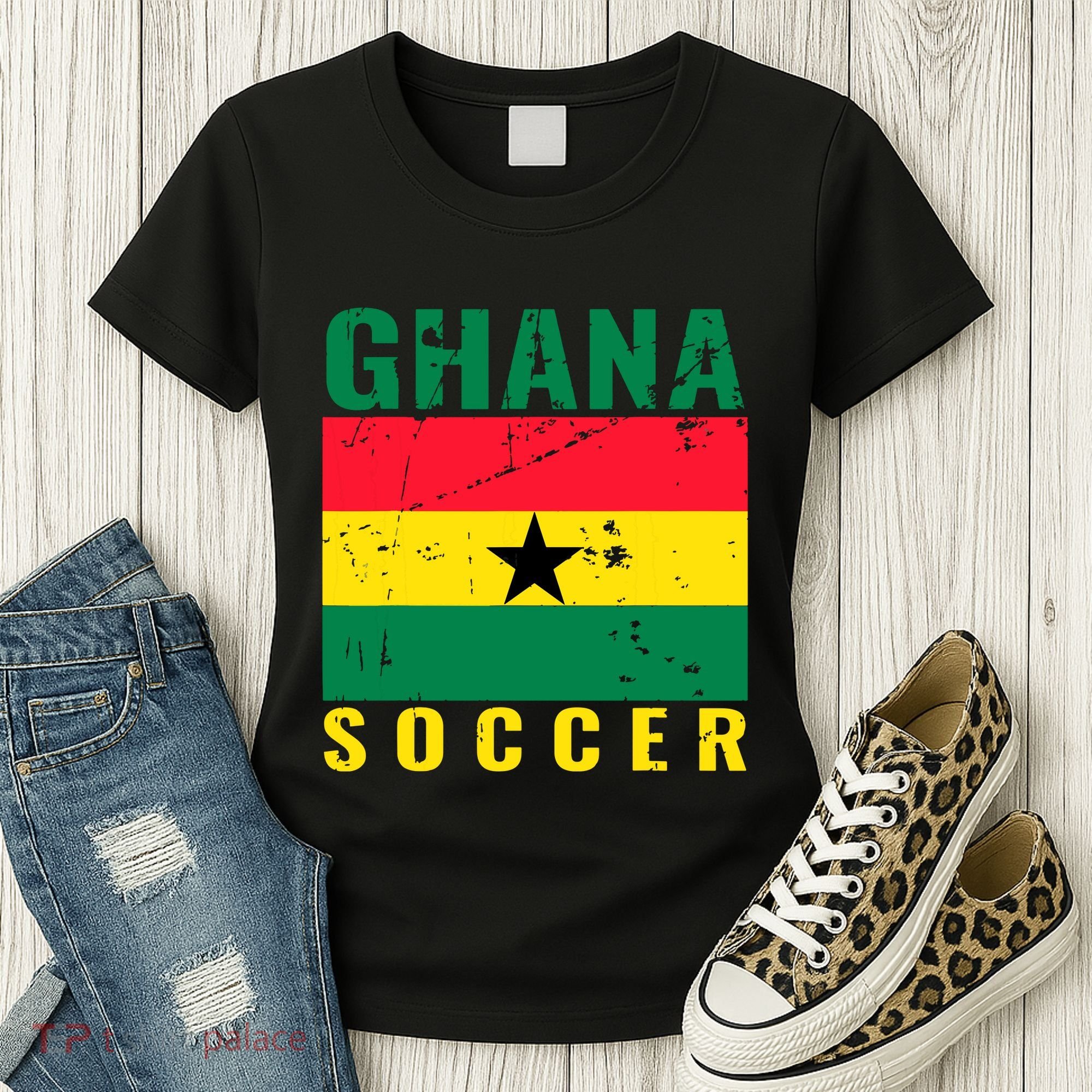 Ghana Soccer Ghana Flag T Women's T-Shirt