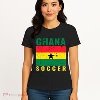 Ghana Soccer Ghana Flag T Women's T-Shirt thumb 4