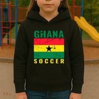 Ghana Soccer Ghana Flag T Kids Hoodie thumb 3