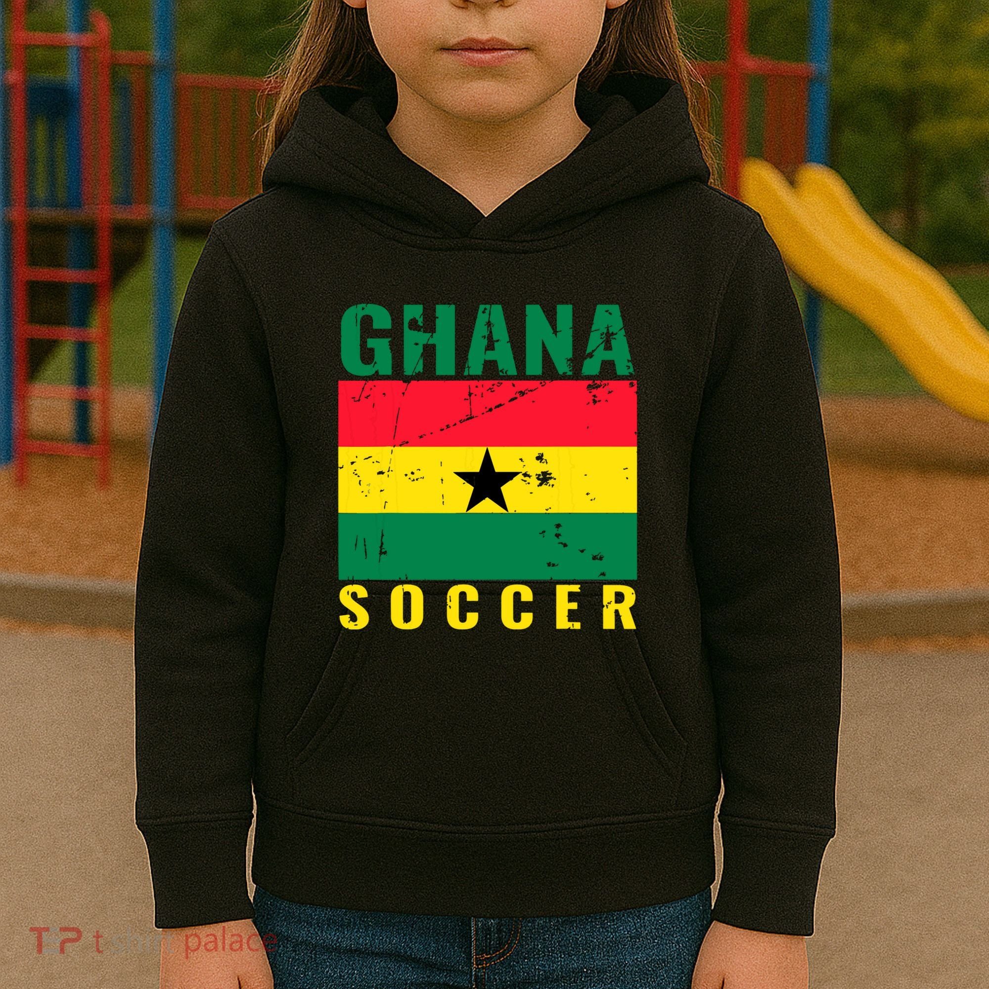 Ghana Soccer Ghana Flag T Kids Hoodie
