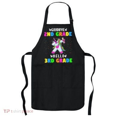 Goodbye Second Grade Hello Third Grade Apron