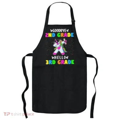 Goodbye Second Grade Hello Third Grade Apron