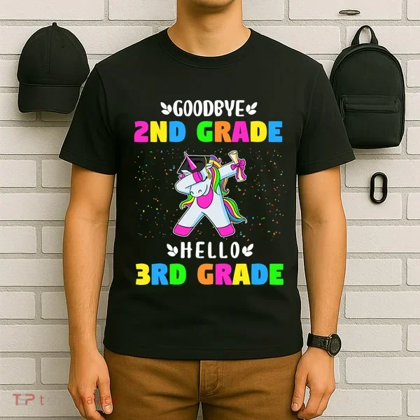 Goodbye Second Grade Hello Third Grade T-Shirt