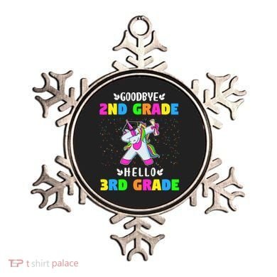 Goodbye Second Grade Hello Third Grade Ornament