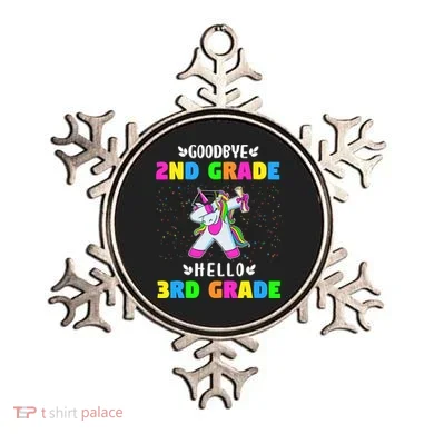 Goodbye Second Grade Hello Third Grade Ornament