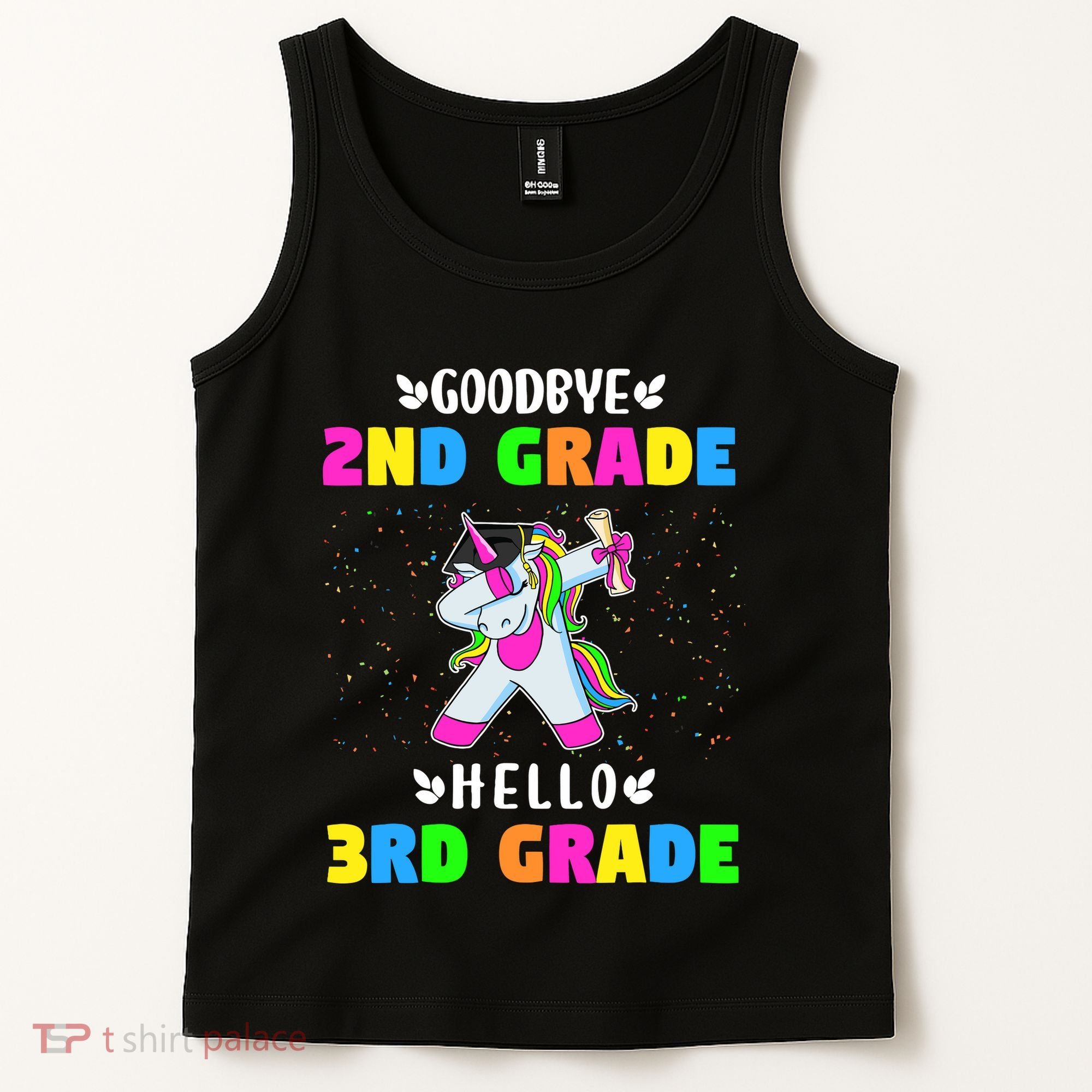 Goodbye Second Grade Hello Third Grade Tank Top