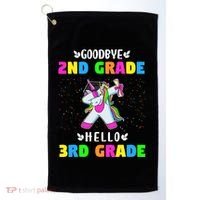 Goodbye Second Grade Hello Third Grade Golf Towel thumb 0