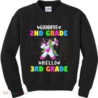 Goodbye Second Grade Hello Third Grade Kids Sweatshirt thumb 0