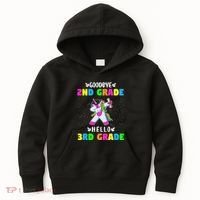 Goodbye Second Grade Hello Third Grade Kids Hoodie thumb 0