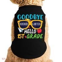 Graduation Shirt Goodbye Kindergarten Hello 1st Grade School Doggie Tank thumb 0