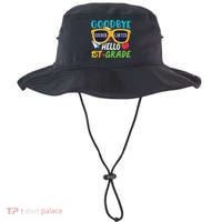 Graduation Shirt Goodbye Kindergarten Hello 1st Grade School Bucket Hat thumb 0
