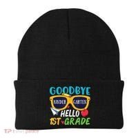 Graduation Shirt Goodbye Kindergarten Hello 1st Grade School Beanie thumb 0