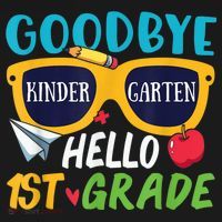 Graduation Shirt Goodbye Kindergarten Hello 1st Grade School Women's Hoodie thumb 2