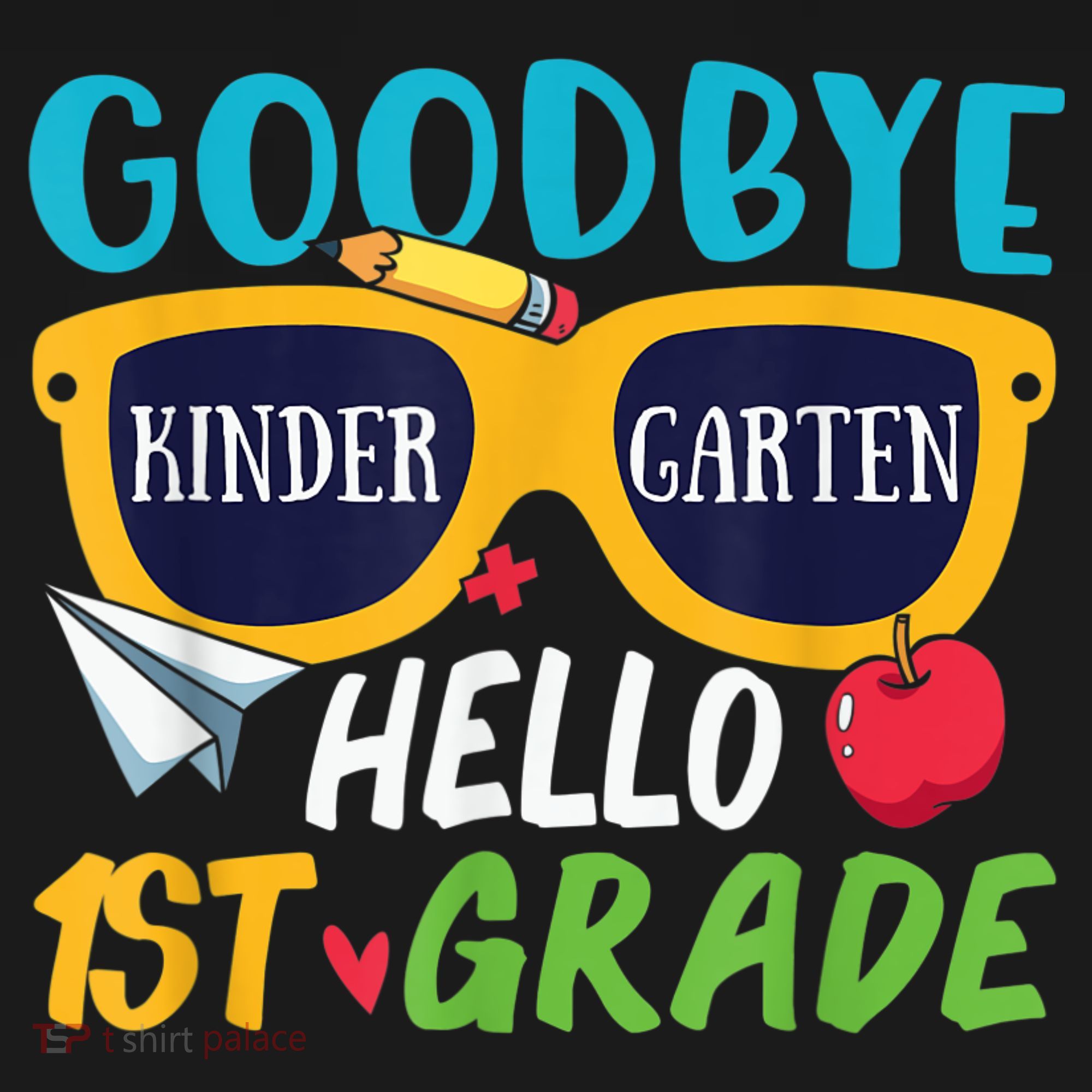 Graduation Shirt Goodbye Kindergarten Hello 1st Grade School Women's Hoodie