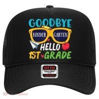 Graduation Shirt Goodbye Kindergarten Hello 1st Grade School Hat thumb 0