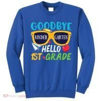 Graduation Shirt Goodbye Kindergarten Hello 1st Grade School Sweatshirt thumb 0