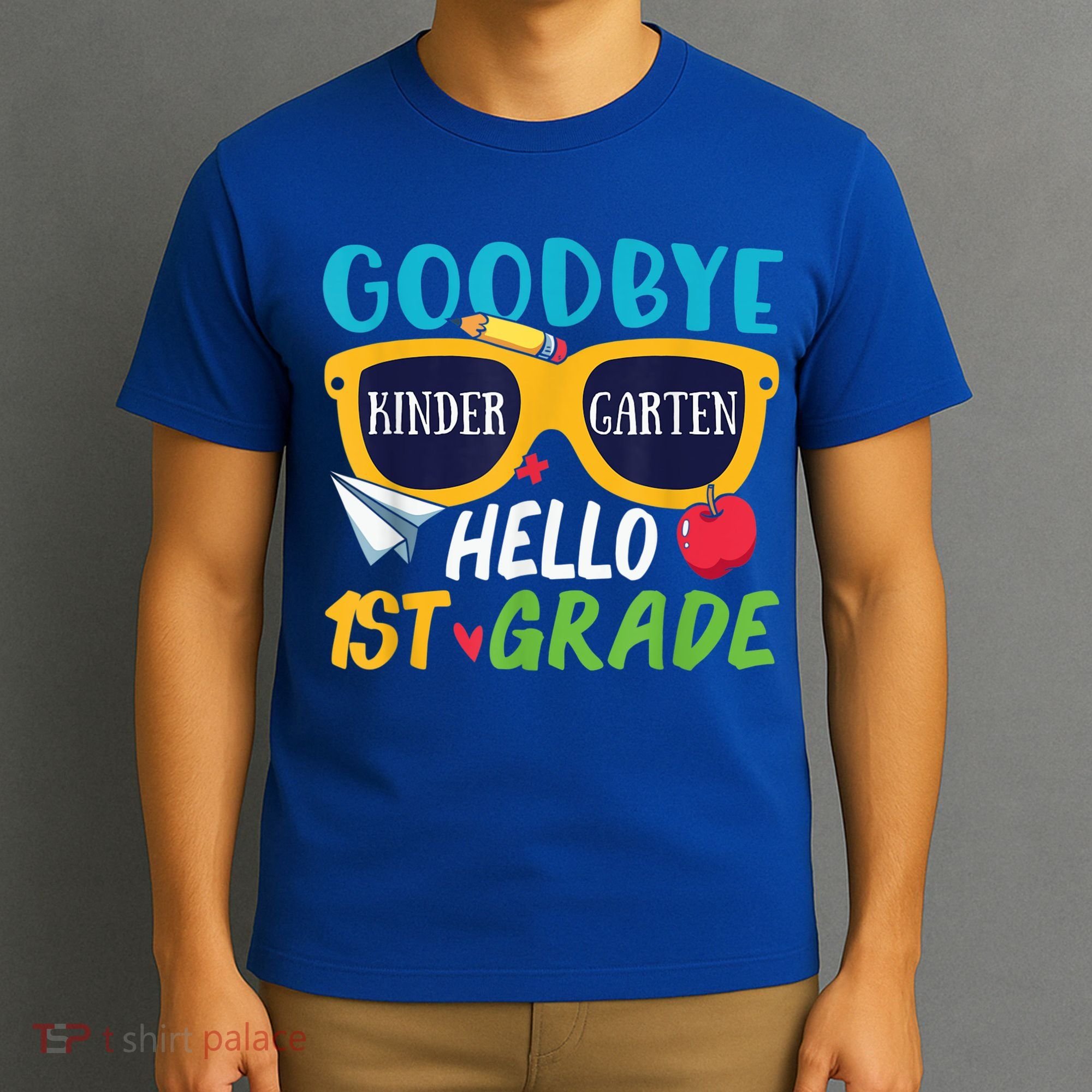 Graduation Shirt Goodbye Kindergarten Hello 1st Grade School T-Shirt