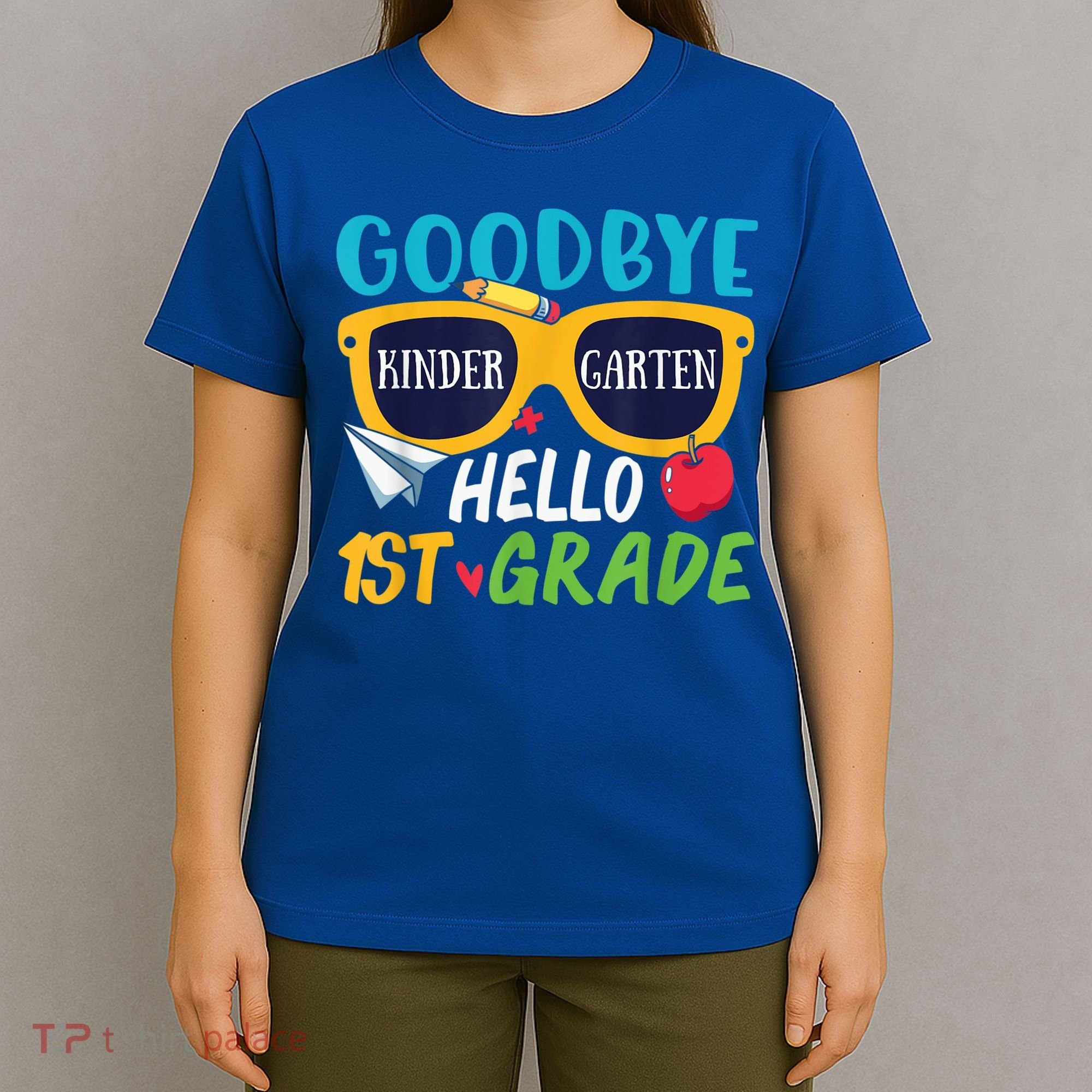 Graduation Shirt Goodbye Kindergarten Hello 1st Grade School T-Shirt