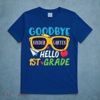 Graduation Shirt Goodbye Kindergarten Hello 1st Grade School T-Shirt thumb 5