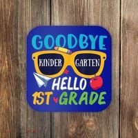 Graduation Shirt Goodbye Kindergarten Hello 1st Grade School Coaster thumb 0