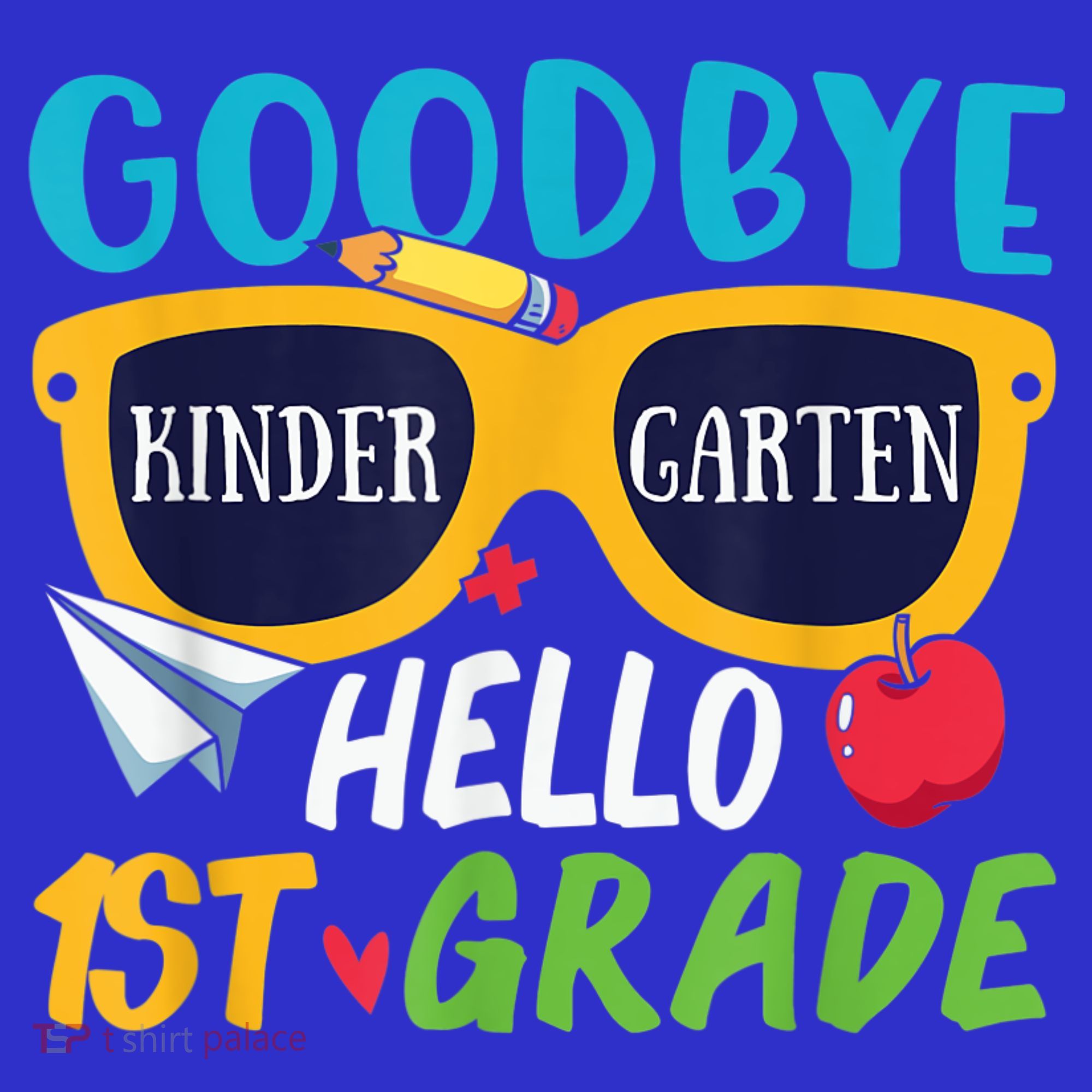 Graduation Shirt Goodbye Kindergarten Hello 1st Grade School Women's Tank Top