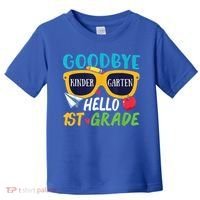 Graduation Shirt Goodbye Kindergarten Hello 1st Grade School Toddler T-Shirt thumb 0