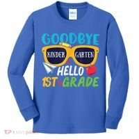 Graduation Shirt Goodbye Kindergarten Hello 1st Grade School Kids Long Sleeve Shirt thumb 0