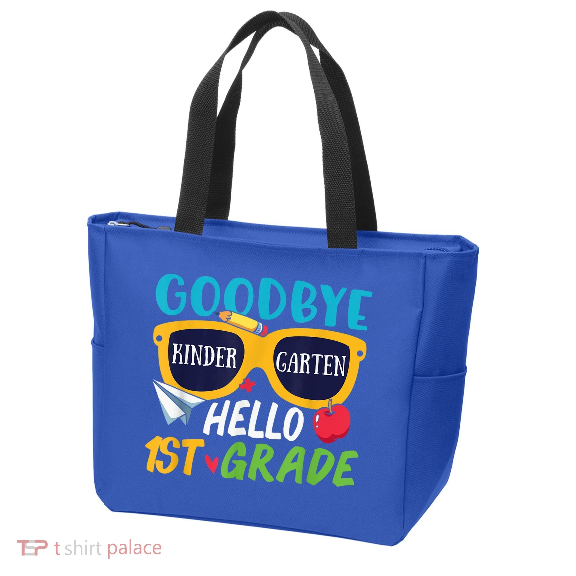 Graduation Shirt Goodbye Kindergarten Hello 1st Grade School Tote Bag
