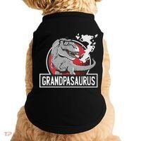 Grandpasaurus Smoking Grandpa Trex Funny Doggie Tank thumb 0