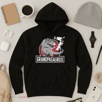 Grandpasaurus Smoking Grandpa Trex Funny Hoodie thumb 3