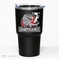 Grandpasaurus Smoking Grandpa Trex Funny Tumbler thumb 0