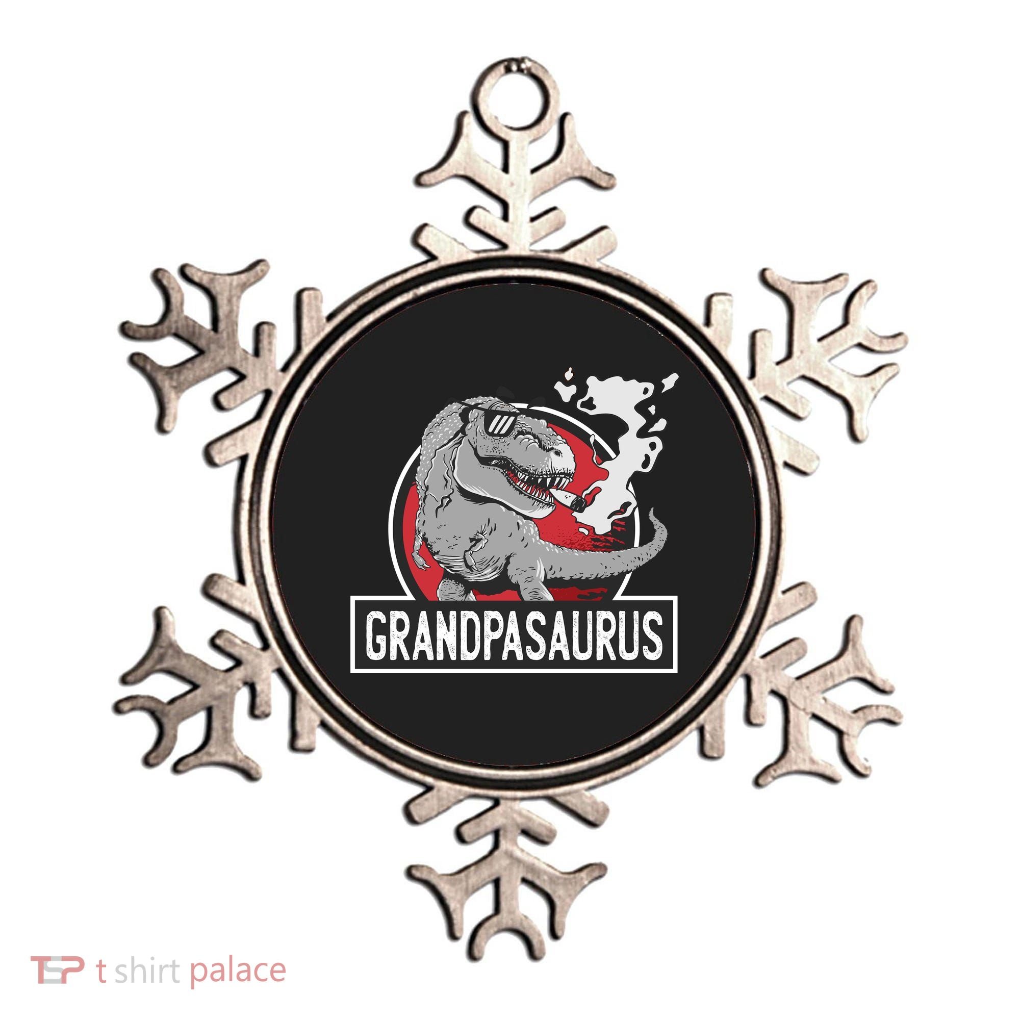 Grandpasaurus Smoking Grandpa Trex Funny Ornament