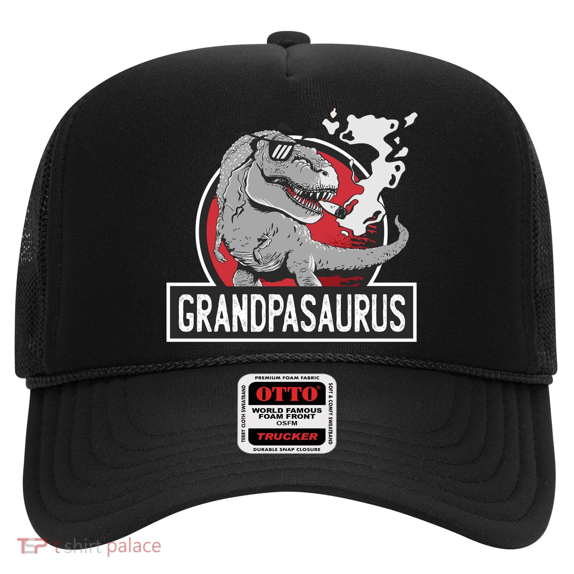 Grandpasaurus Smoking Grandpa Trex Funny Hat