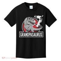 Grandpasaurus Smoking Grandpa Trex Funny Kids T-Shirt thumb 0