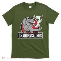 Grandpasaurus Smoking Grandpa Trex Funny T-Shirt thumb 0