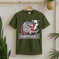Grandpasaurus Smoking Grandpa Trex Funny T-Shirt thumb 2